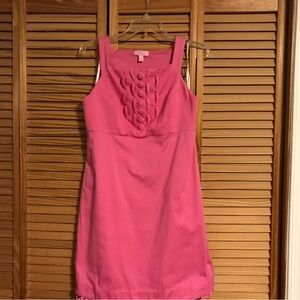 Lilly Pulitzer Vibrant Pink Mini Dress, EUC